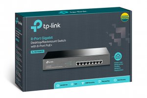 Tp-Link - 8 Ports Poe Network Switch R/M